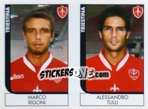 Sticker Rigoni / Tulli  - Calciatori 2005-2006 - Panini