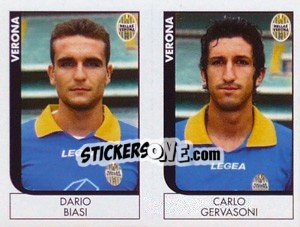 Sticker Bisi / Gervasoni  - Calciatori 2005-2006 - Panini
