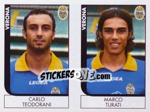 Sticker Teodorani / Turati  - Calciatori 2005-2006 n. 655 - Panini