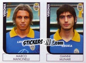 Sticker Mancinelli / Munari  - Calciatori 2005-2006 n. 656 - Panini