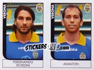 Sticker Sforzini / Adailton  - Calciatori 2005-2006 - Panini