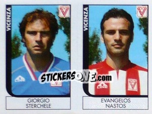 Sticker Sterchelle / Nastos  - Calciatori 2005-2006 n. 661 - Panini