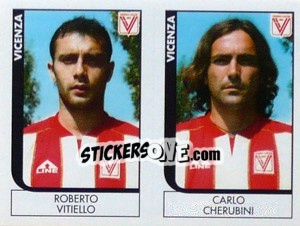 Sticker Vitiello / Cherubini  - Calciatori 2005-2006 n. 663 - Panini