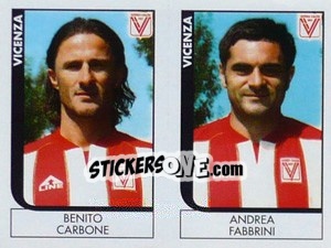 Figurina Carbone / Fabbrini  - Calciatori 2005-2006 - Panini