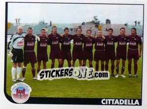 Cromo Squadra Cittadella - Calciatori 2005-2006 - Panini