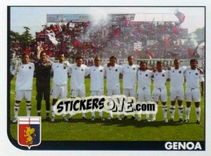 Figurina Squadra Genoa