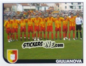 Sticker Squadra Giulianova - Calciatori 2005-2006 n. 673 - Panini