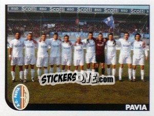 Sticker Squadra Pavia - Calciatori 2005-2006 - Panini