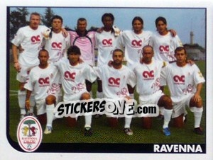 Cromo Squadra Ravenna - Calciatori 2005-2006 - Panini