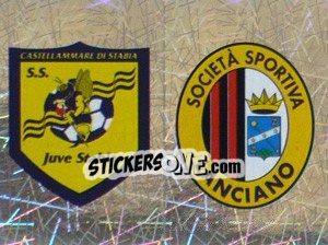 Sticker Scudetto Juve Stabia/Lanciano (a/b) - Calciatori 2005-2006 n. 705 - Panini