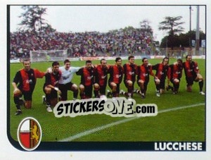 Figurina Squadra Lucchese - Calciatori 2005-2006 - Panini