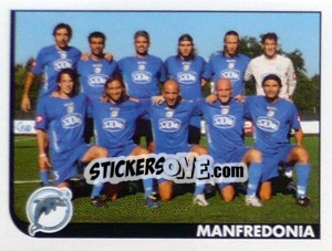 Cromo Squadra Manfredonia - Calciatori 2005-2006 - Panini