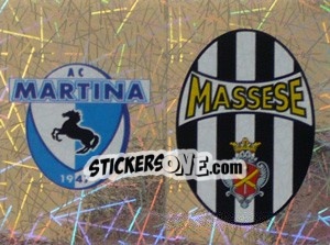 Figurina Scudetto Martina/Massese (a/b)