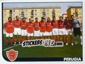 Figurina Squadra Perugia - Calciatori 2005-2006 - Panini