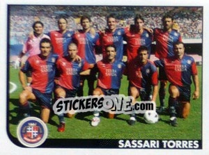 Figurina Squadra Sassari Torres - Calciatori 2005-2006 - Panini