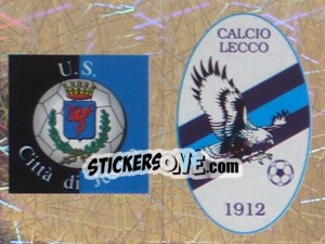 Sticker Scudetto Jesolo/Lecco (a/b) - Calciatori 2005-2006 n. 725 - Panini