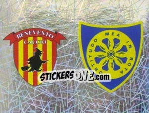 Sticker Scudetto Benevento/Carrarese (a/b) - Calciatori 2005-2006 n. 732 - Panini