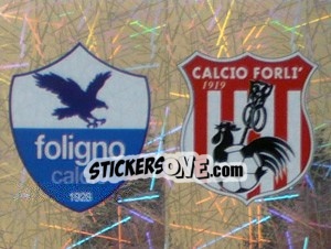 Sticker Scudetto Foligno/Forli (a/b) - Calciatori 2005-2006 n. 735 - Panini