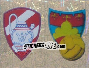 Sticker Scudetto Gualdo/Gubbio (a/b) - Calciatori 2005-2006 - Panini