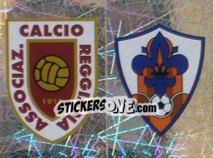 Cromo Scudetto Reggiana/Sansovino (a/b)