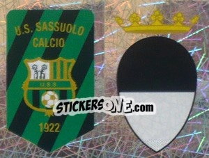 Sticker Scudetto Sassuolo/Spal (a/b) - Calciatori 2005-2006 n. 739 - Panini