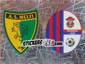 Sticker Scudetto Melfi/Modica (a/b) - Calciatori 2005-2006 n. 743 - Panini