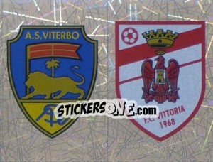 Sticker Scudetto Viterbo/Vittoria (a/b) - Calciatori 2005-2006 n. 748 - Panini
