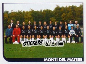 Figurina Squadra Monti Del Matese - Calciatori 2005-2006 - Panini
