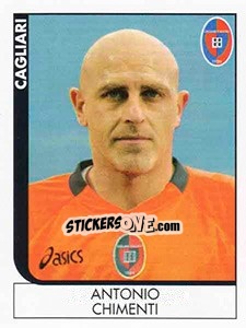 Sticker Antonio Chimenti - Calciatori 2005-2006 n. A7 - Panini