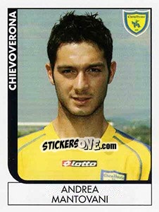 Sticker Andrea Mantovani - Calciatori 2005-2006 - Panini