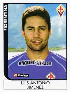 Figurina Luis Antonio Jimenez - Calciatori 2005-2006 - Panini