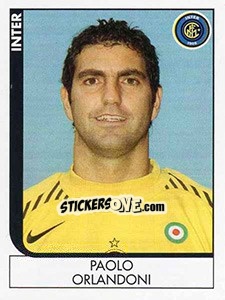 Sticker Paolo Orlandoni - Calciatori 2005-2006 - Panini