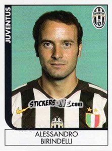 Sticker Alessandro Birindelli - Calciatori 2005-2006 n. A35 - Panini