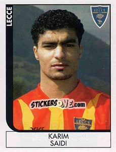 Sticker Karim Saidi - Calciatori 2005-2006 n. A47 - Panini