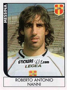 Sticker Roberto Antonio Nanni - Calciatori 2005-2006 n. A54 - Panini