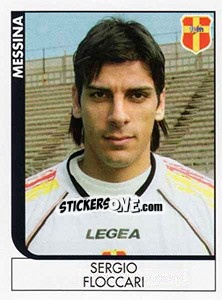 Sticker Sergio Floccari - Calciatori 2005-2006 n. A58 - Panini