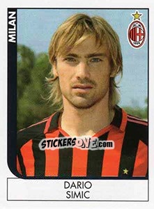 Sticker Dario Simic - Calciatori 2005-2006 n. A62 - Panini