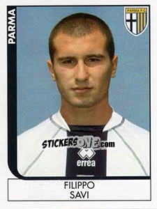 Sticker Filippo Savi - Calciatori 2005-2006 - Panini