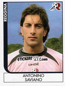 Sticker Antonino Saviano - Calciatori 2005-2006 - Panini