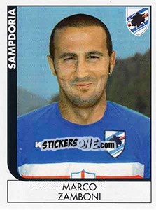 Sticker Marco Zamboni - Calciatori 2005-2006 n. A87 - Panini