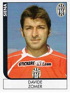 Sticker Davide Zomer - Calciatori 2005-2006 - Panini