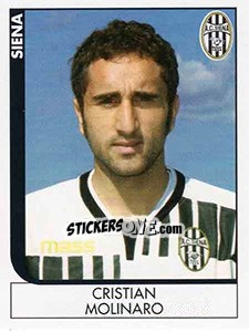 Sticker Cristian Molinaro - Calciatori 2005-2006 n. A92 - Panini