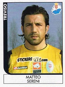 Figurina Matteo Sereni - Calciatori 2005-2006 - Panini