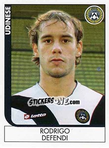 Sticker Rodrigo Defendi - Calciatori 2005-2006 - Panini