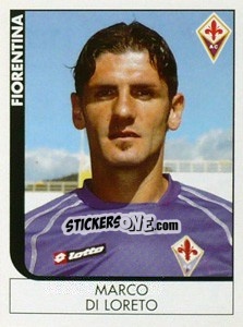 Sticker Marco Di Loreto - Calciatori 2005-2006 - Panini