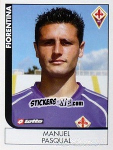 Sticker Manuel Pasqual - Calciatori 2005-2006 n. 107 - Panini