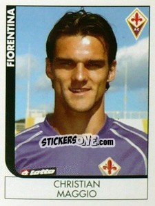 Sticker Christian Maggio - Calciatori 2005-2006 - Panini