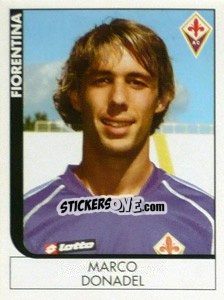 Sticker Marco Donadel - Calciatori 2005-2006 n. 109 - Panini
