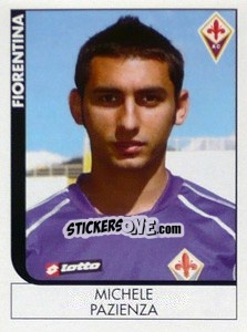 Sticker Michele Pazienza - Calciatori 2005-2006 n. 110 - Panini