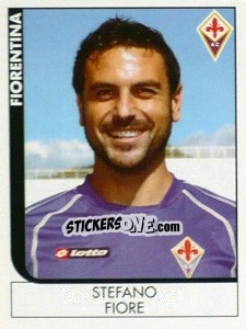 Sticker Stefano Fiore - Calciatori 2005-2006 - Panini